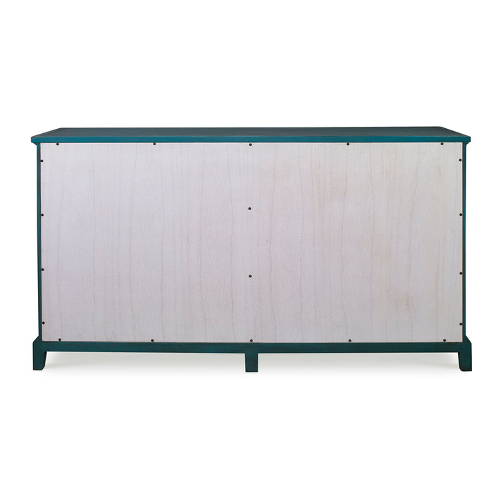 Oksana - Wooden Credenza - Green