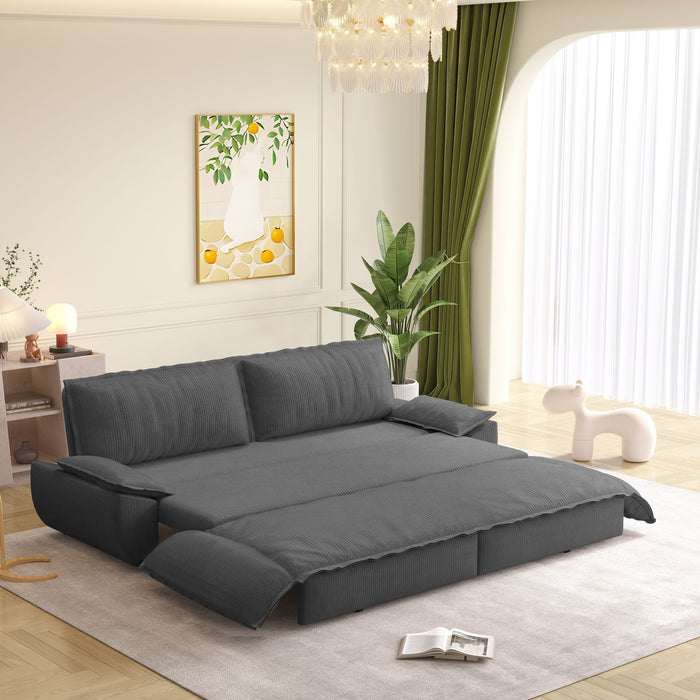 Pull Out 3-In-1 Convertible Sleeper Sofa