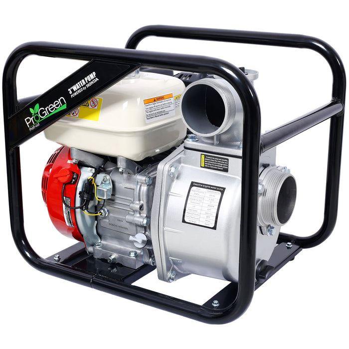 Honda - Gx160 Engine Water Pump 3" 264Gpm With 3In Npt Coupler - Black / Red