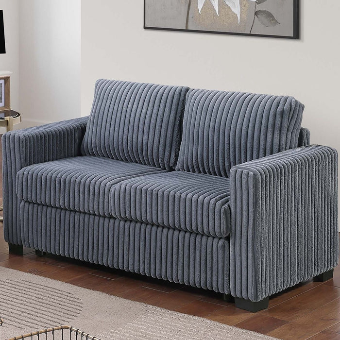 Modern Style 2 Piece Sofa Set With Cup Holders & Charging Port