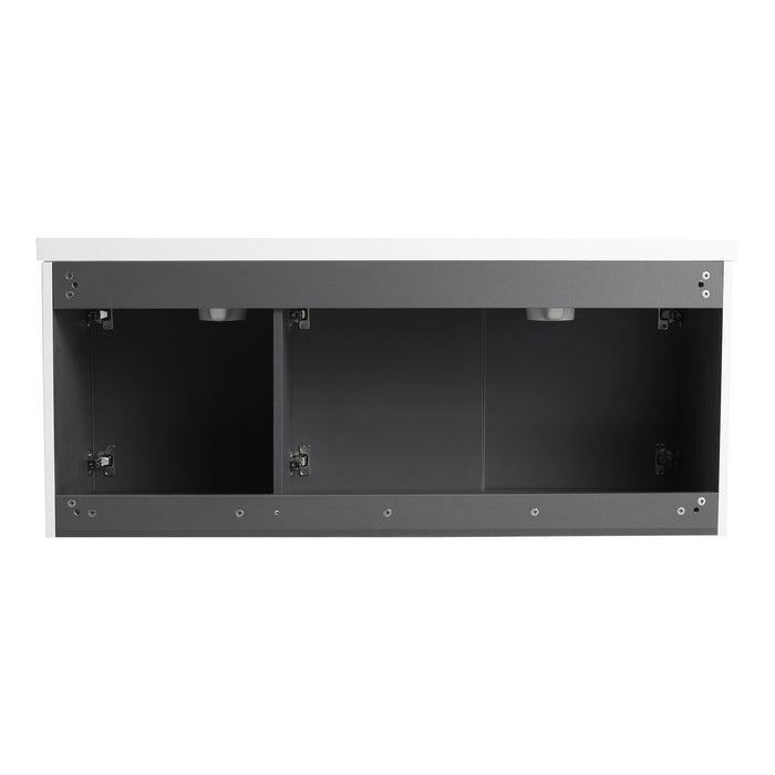 Contemporary Wall Mounted Bathroom Vanity With Soft Close Doors