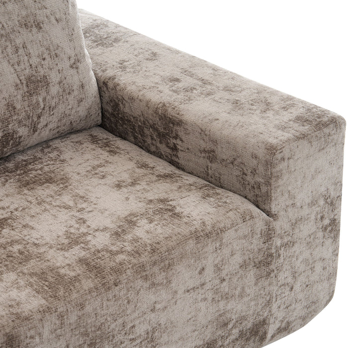 Modular Cloud Sectional Sofa Set, U-Shaped Upholstered Couch With Deep Seat