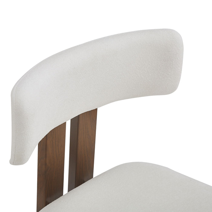 7 Piece Dining Set With Upholstered Armless Chairs And Table