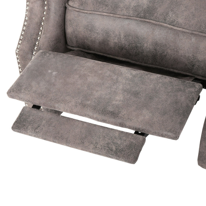 Modern Manual Push Back Recliner Chair