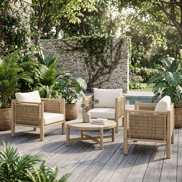 Modern Patio Chair With Armrests