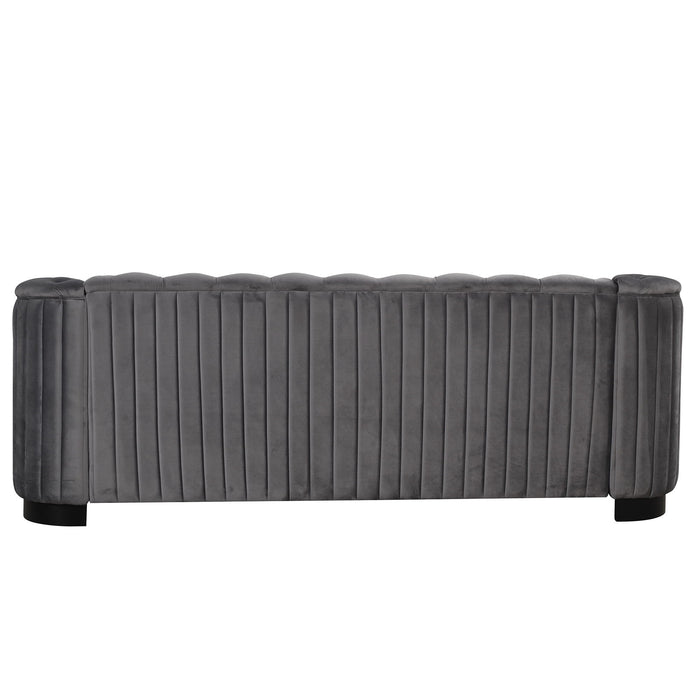 Sofa With Thick Removable Seat Cushion, 3 Seater