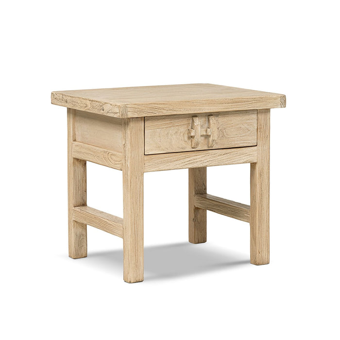 Rowan - Side Table With Drawer - Light Brown