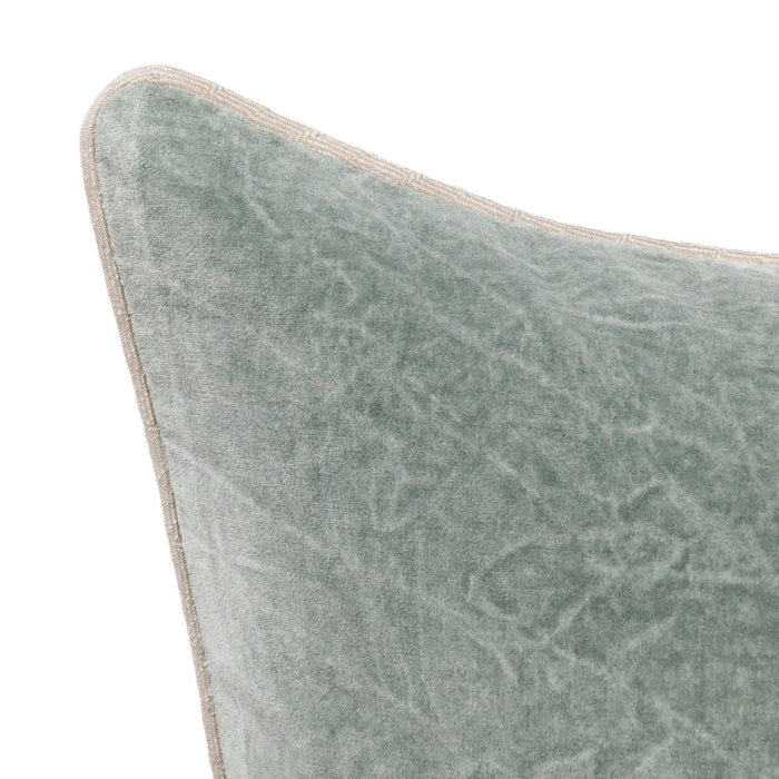 Heirloom Velvet - SLD Pillow - Bay Green