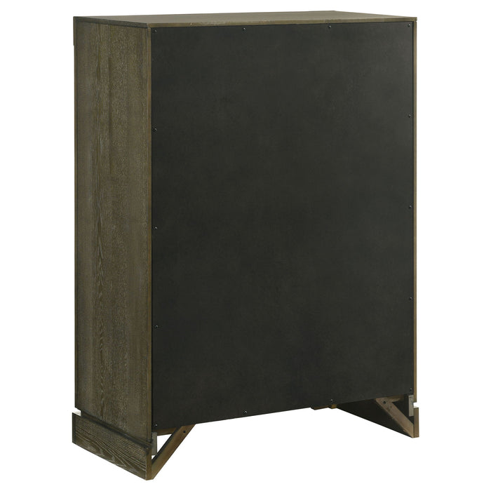 Harbington - 5 Drawer Chest - Chocolate