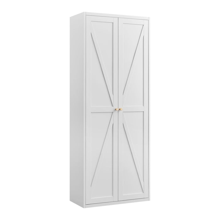 Adjustable 2 Door Storage Cabinet With Adjustable Shelves