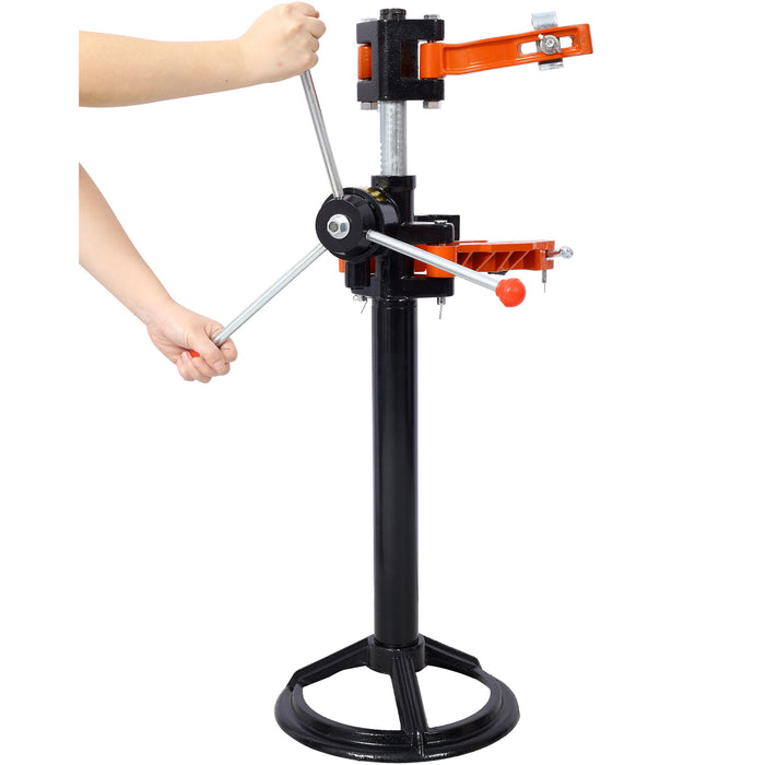 Auto Tools Equipment Vehicle, Hand Operate Strut Coil Spring Press Compressor - Black / Orange