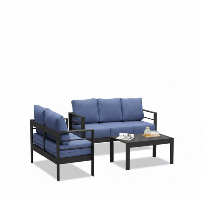 Outdoor Patio Set, All-Weather, Thick Cushions