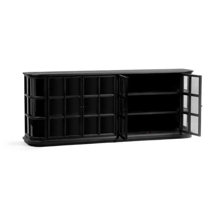 Carson - 4 Door Cabinet - Loft Black