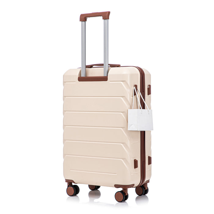 3 Pieces Set 20" / 24" / 28" Spinner Wheel Luggage With Combination Lock