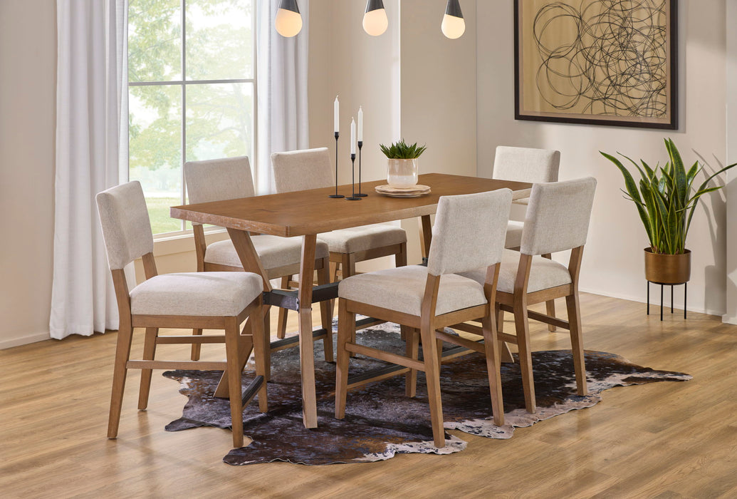 Millwork - Counter Chair (Set of 2) - White / Light Brown