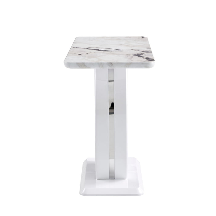 Modern Minimalist Rectangular Counter Bar Table