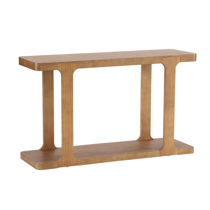 Console Table & Bottom Shelf - Walnut