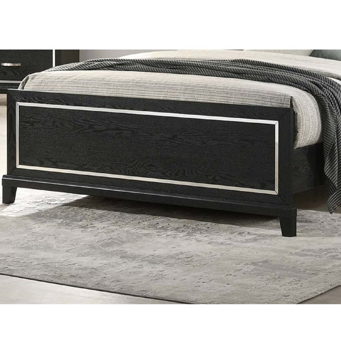 Modern Bed With Built In LED Light