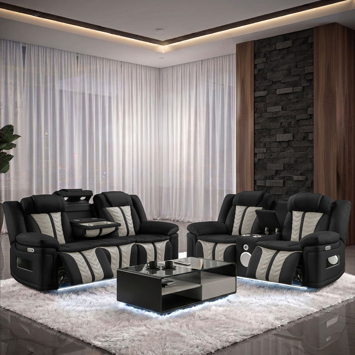 Cruiser - Power Reclining Set With LED Lighting
