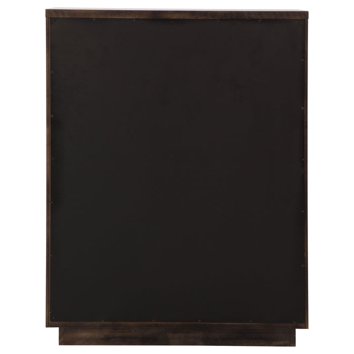 Moraga - 5 Drawer Chest Of Drawers - Ash Brown