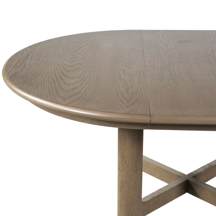 Extendable Oval Dining Table With Leaf