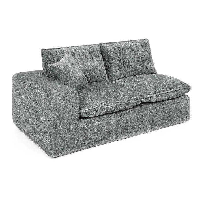 Sectional Sofa With Moveable Ottoman