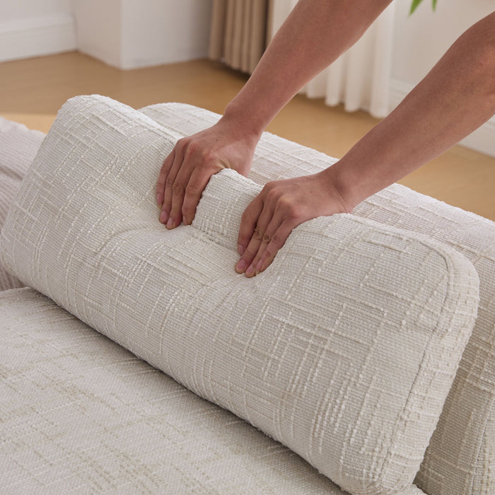 Modern Upholstered End Of Bed Bench With Armrests