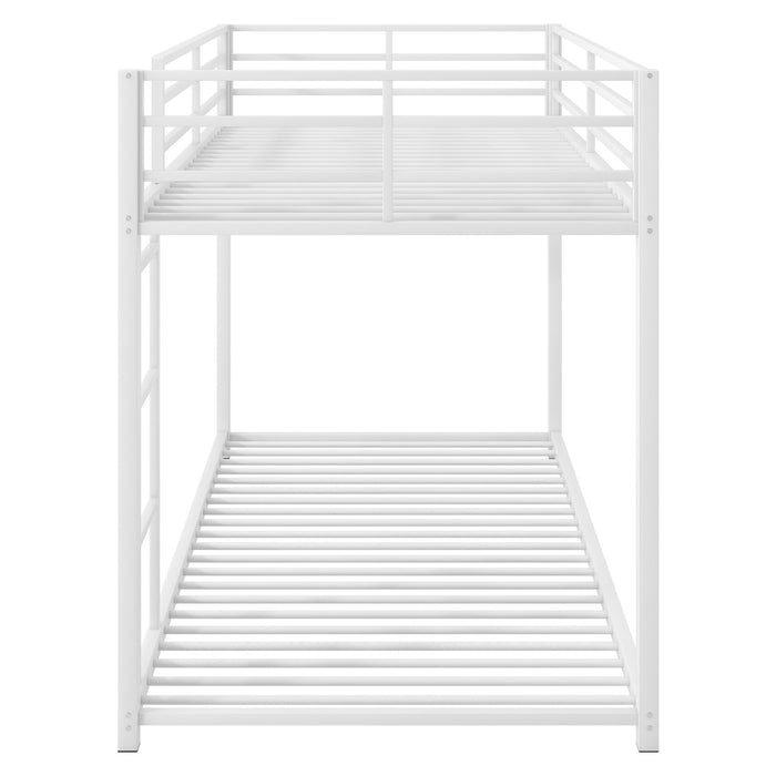 Metal Bunk Bed, Low Bunk Bed With Ladder