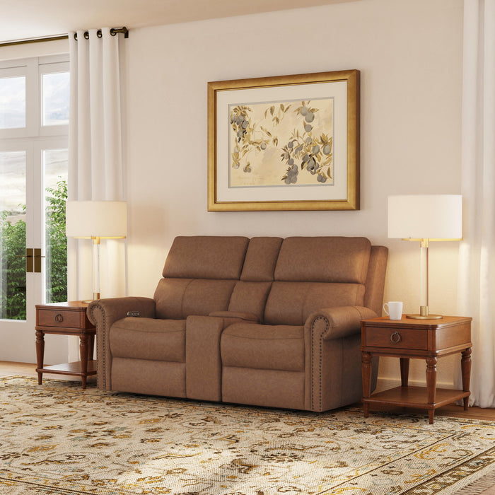 Bernard - Loveseat With Nailhead Trim