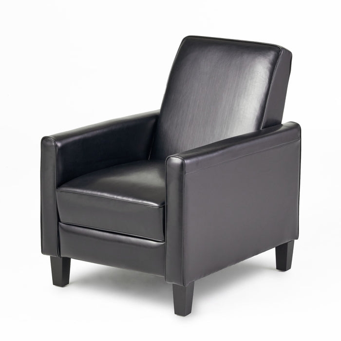 Upholstered Push Back Recliner Chair For Living Room