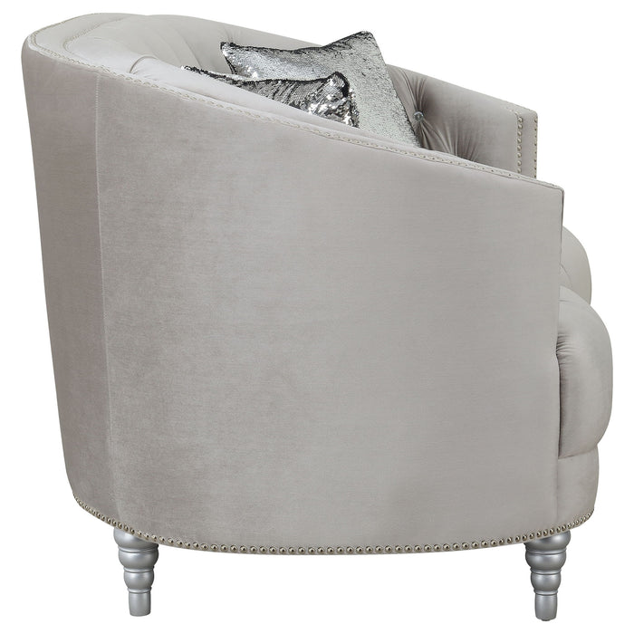 Dolby - Sofa With Tufted Living Room Sofa - Gray