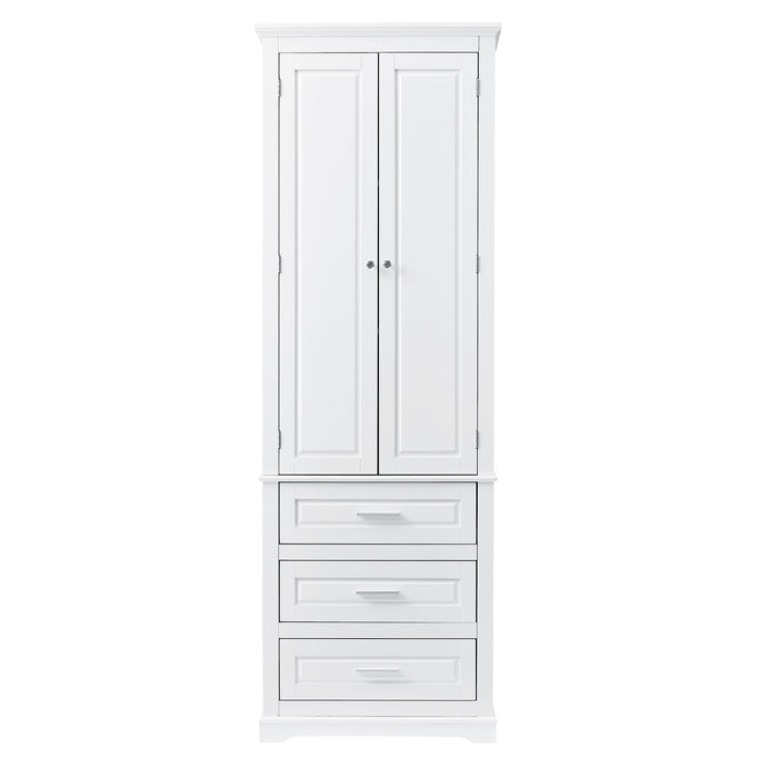 Storage Cabinet With 3 Drawers For Bathroom