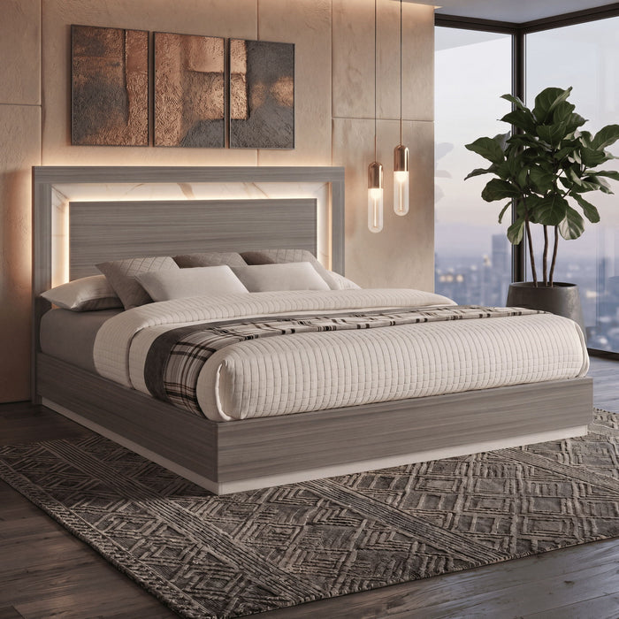 Altima - Bed With LED Headboard