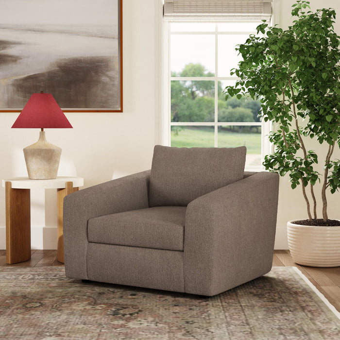 Chevy - Fabric Dining Chair - Brown