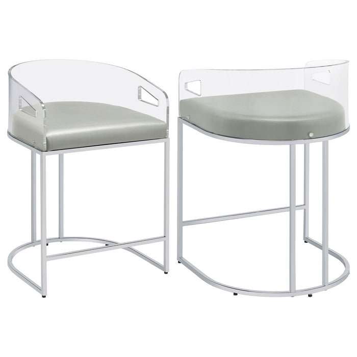 Counter Height Stools (Set of 2) - Gray