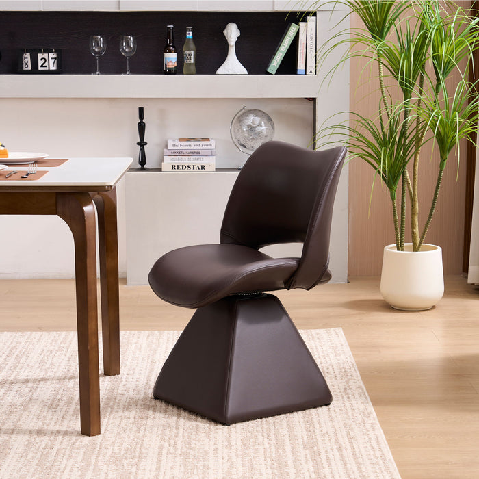Modern Swivel Dining Chair With High Back