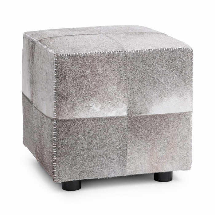 Landyn - Square Ottoman - Sparrow Gray