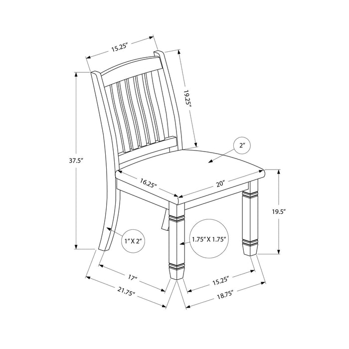 Transitional Dining Chair (Set of 2)