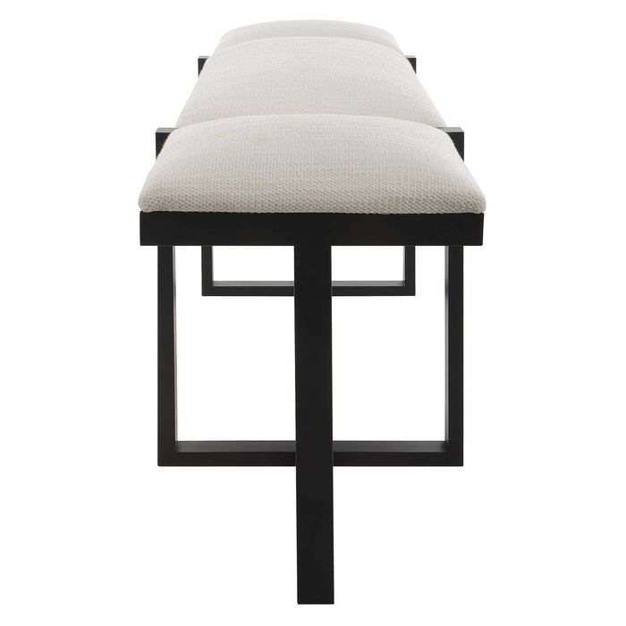 Triple Cloud - Modern Upholstered Bench