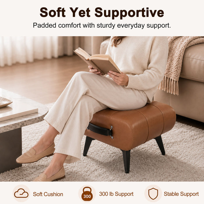 Minimalist Footstool With Hidden Storage