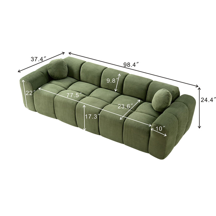 Extra Large Compression Sofa, Cloud Puff Couch For Living Room