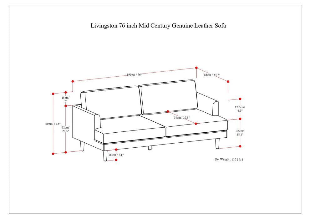 Livingston - Upholstered Sofa