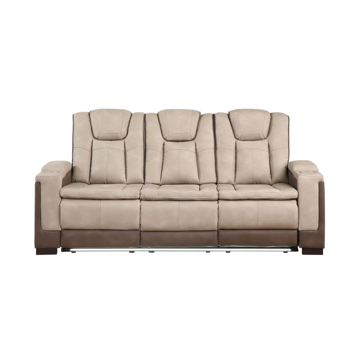 Bruno - Power Reclining Sofa With LED Lighting