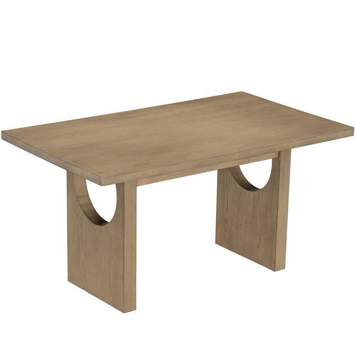 Dining Table Set For 6 With Upholstered Chairs