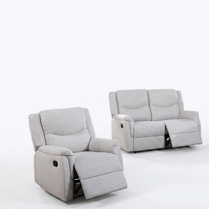 2 Piece Living Room Set With Loveseat And Recliner