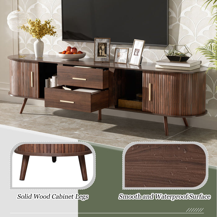 TV Stand, Entertainment Center With Storage