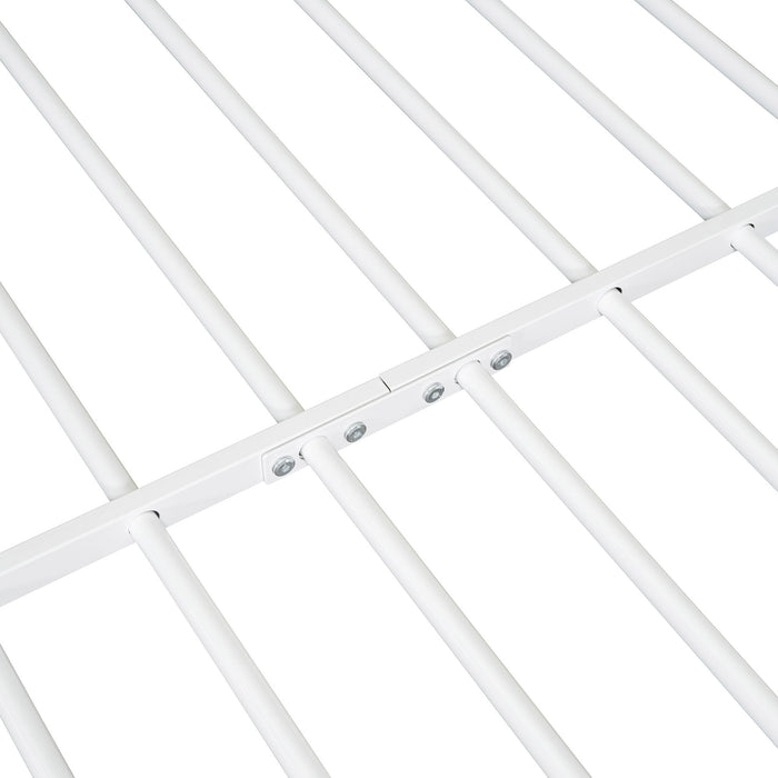 Bed House Frame With Shelves And Lights