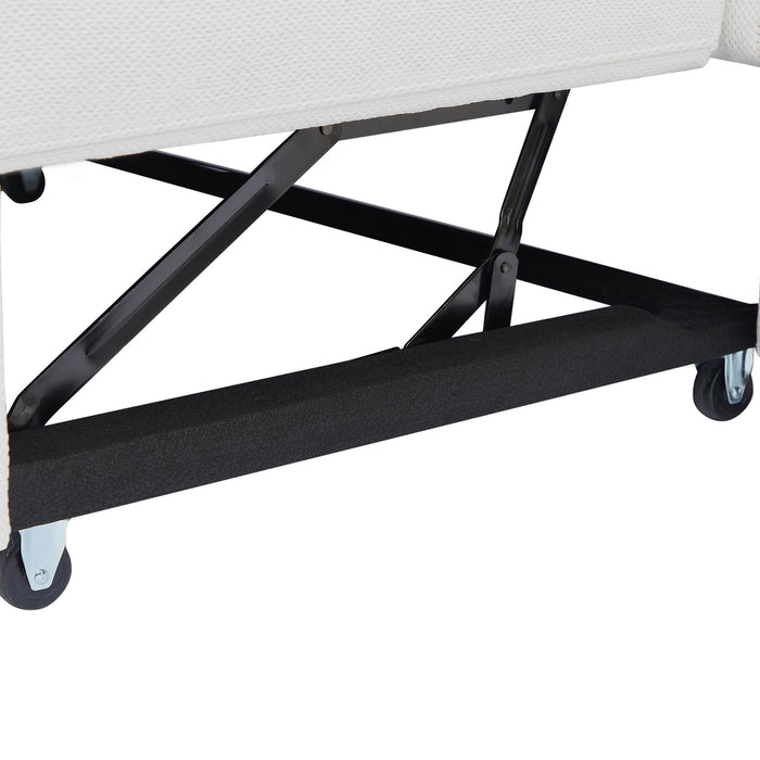 Loveseat Sofa Pull-Out Bed With Adjustable Backrest, 3 USB Ports And 2 Lumbar Pillows For Living Room