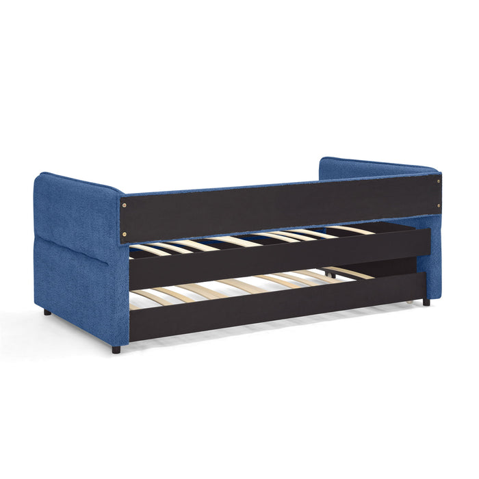 Upholstered Daybed With Pop Up Trundle