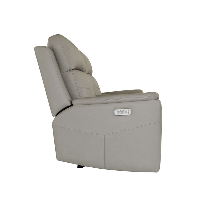 Vernon - Power Reclining Loveseat With Console, Power Headrests, Lumbar, Heat & Massage